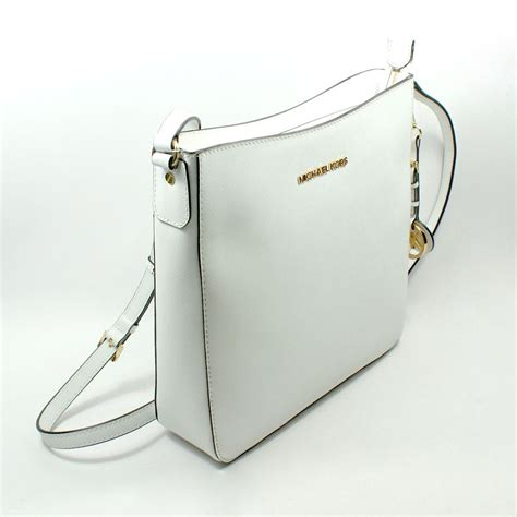 crossbody michael kors white bag